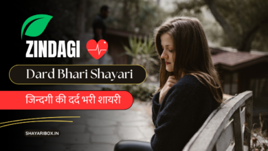 Zindagi dard shayari Status in Hindi | zindagi dard bhari shayari