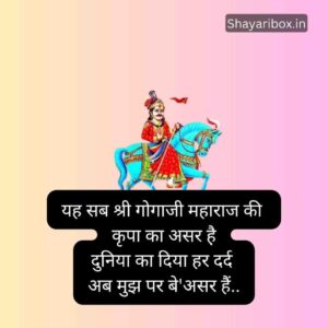 Gogaji Maharaj ki Shayari